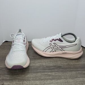 Asics Women's Athletic Shoes - White and Pink